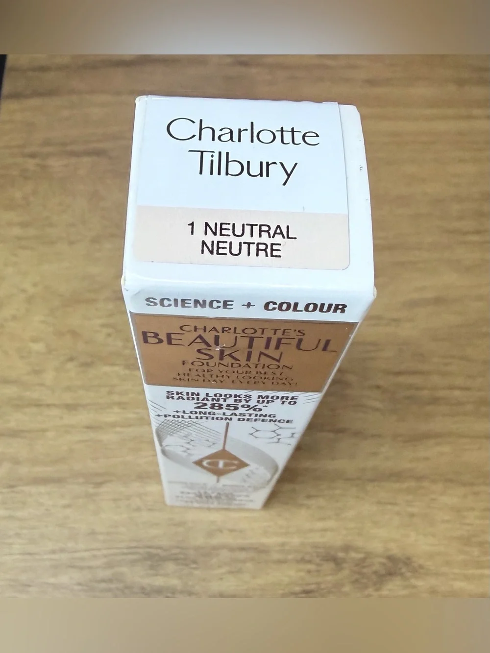 Charlotte Tilbury Beautiful Skin Foundation 1 Neutral 30ml 1oz NIB